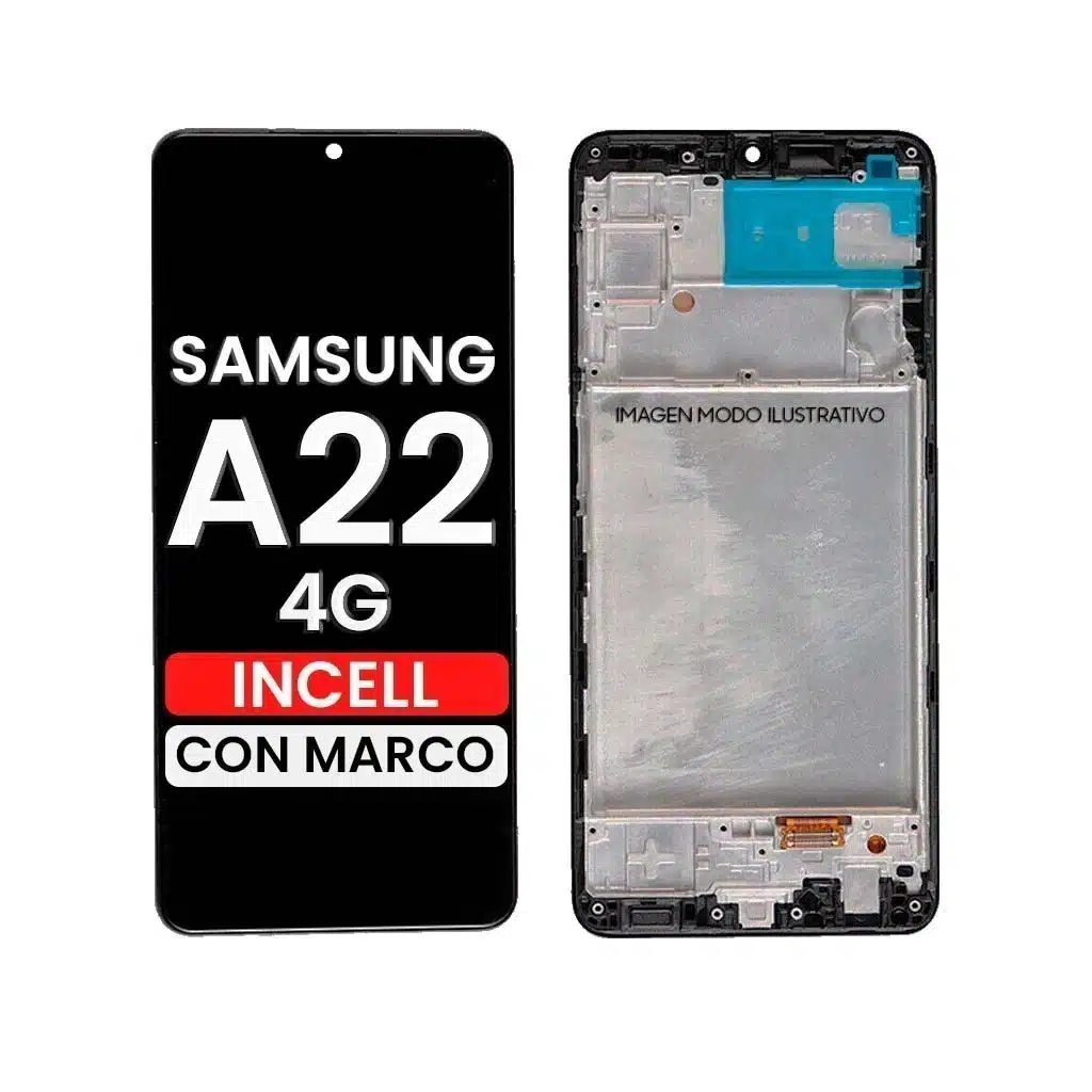 MODULO SAMSUNG A22 4G INCELL CON MARCO