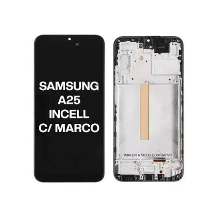 MODULO SAMSUNG A25 INCELL CON MARCO